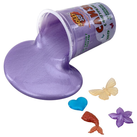 Слайм, слизь с фигурками, русалочки, 200 г, НАБОР 3 шт., JOLLY JOT (ДЖОЛЛИ ДЖОТ)