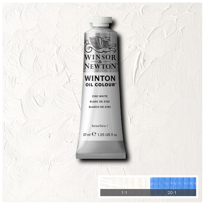 Краска масляная художественная Winsor&Newton «Winton», 37мл, туба, белый цинк