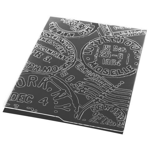 Клише для тиснения 3D «Печати» для Машинки для тиснения ОС-5, 108×146 мм, ОСТРОВ СОКРОВИЩ, 663805