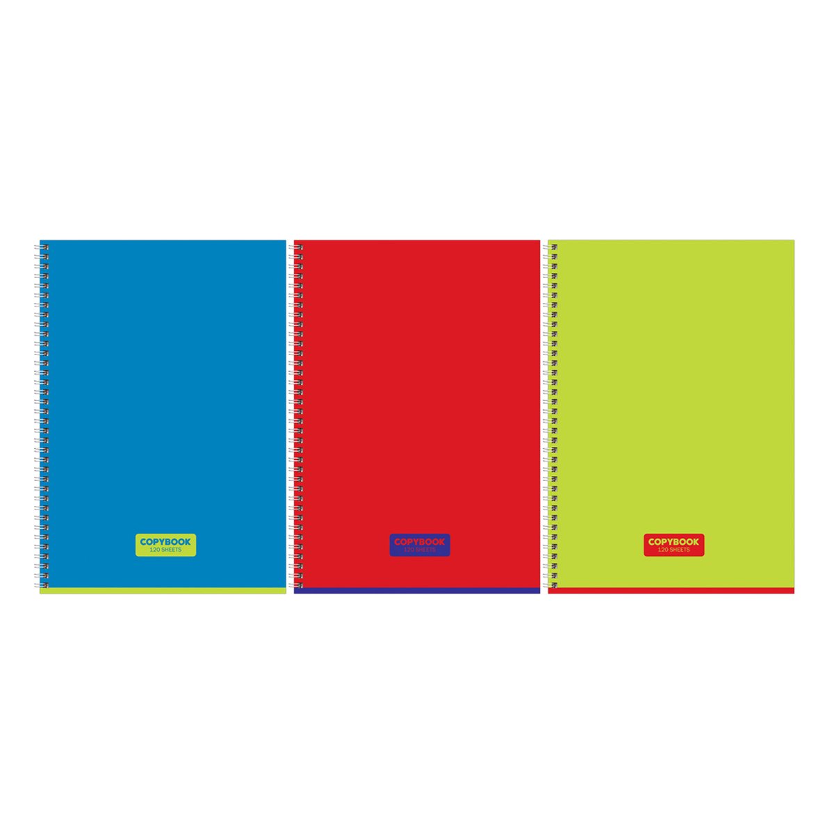 превью Тетрадь 120л., А4, клетка, на гребне BG «Copybook», глянцевая ламинация
