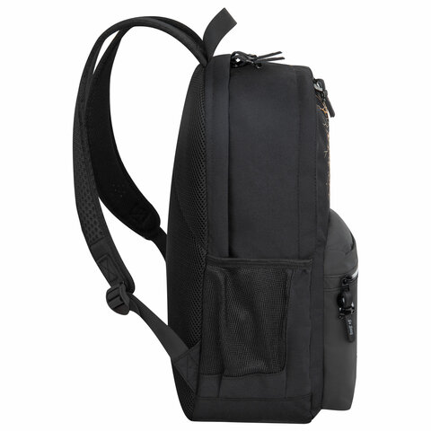 Рюкзак BRAUBERG FASHION CITY универсальный, 2 отделения, Skull, черный, 46×31х15 см