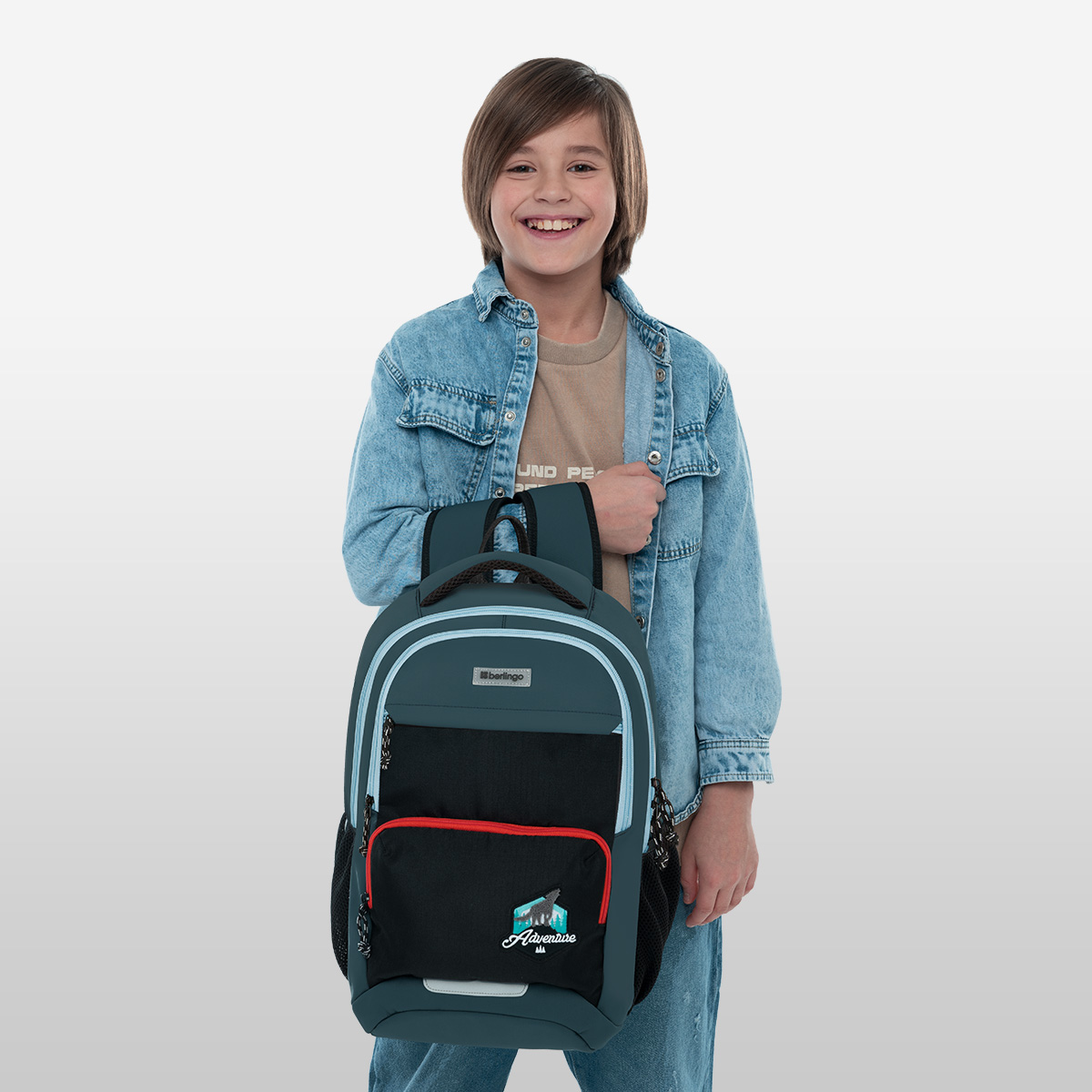 Рюкзак Berlingo ErgoSmart «City Traveler» 42×29×16см, 2 отделения, 4 кармана, эргономичная спинка