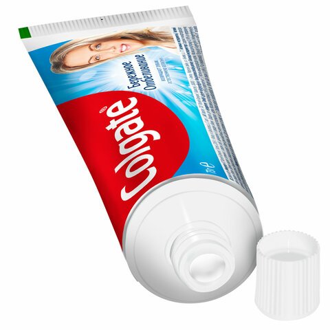 Зубная паста 50мл COLGATE «Бережное отбеливание», с фторидом и кальцием, ш/к 88262