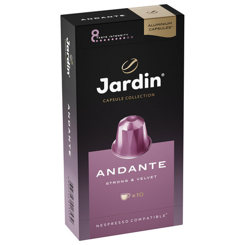 Капсулы для кофемашин Jardin Andante (10 штук в упаковке)
