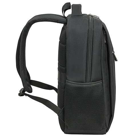 Рюкзак BRAUBERG FUNCTIONAL с отделением для ноутбука, USB-порт, багажная лента, Firm, 43×30x15 см