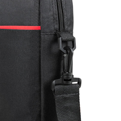 Сумка-портфель BRAUBERG «Practical» с отделением для ноутбука 15.6", черная, 29×40х7 см