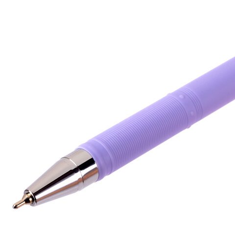 Ручка шариковая масляная BRAUBERG «FRUITY Pastel», СИНЯЯ, soft-touch, узел 0.7 мм, линия письма 0.35 мм, 142958
