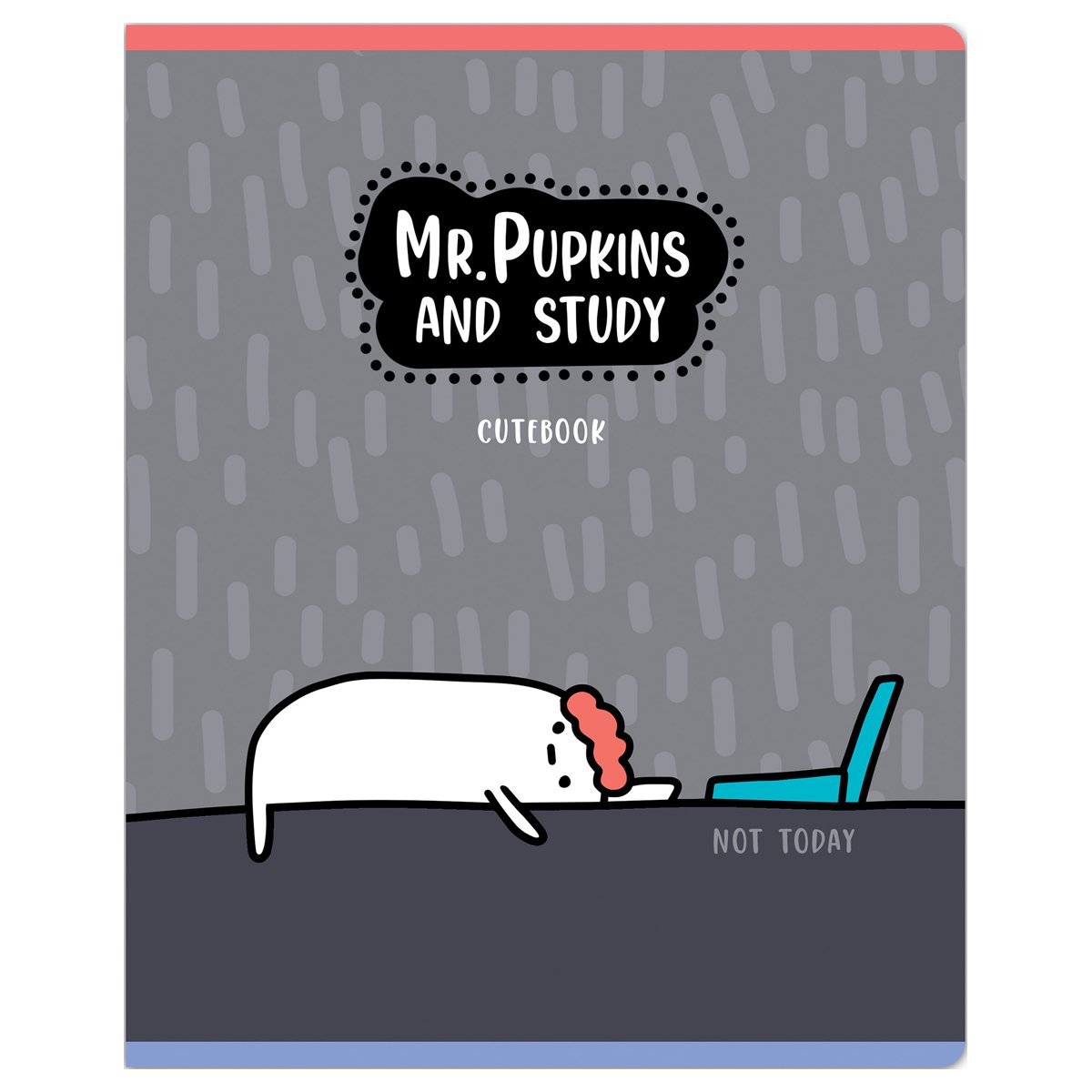 Тетрадь 48л., клетка MESHU «Mr. Pupkins», выб. лак, ТВИН-лак