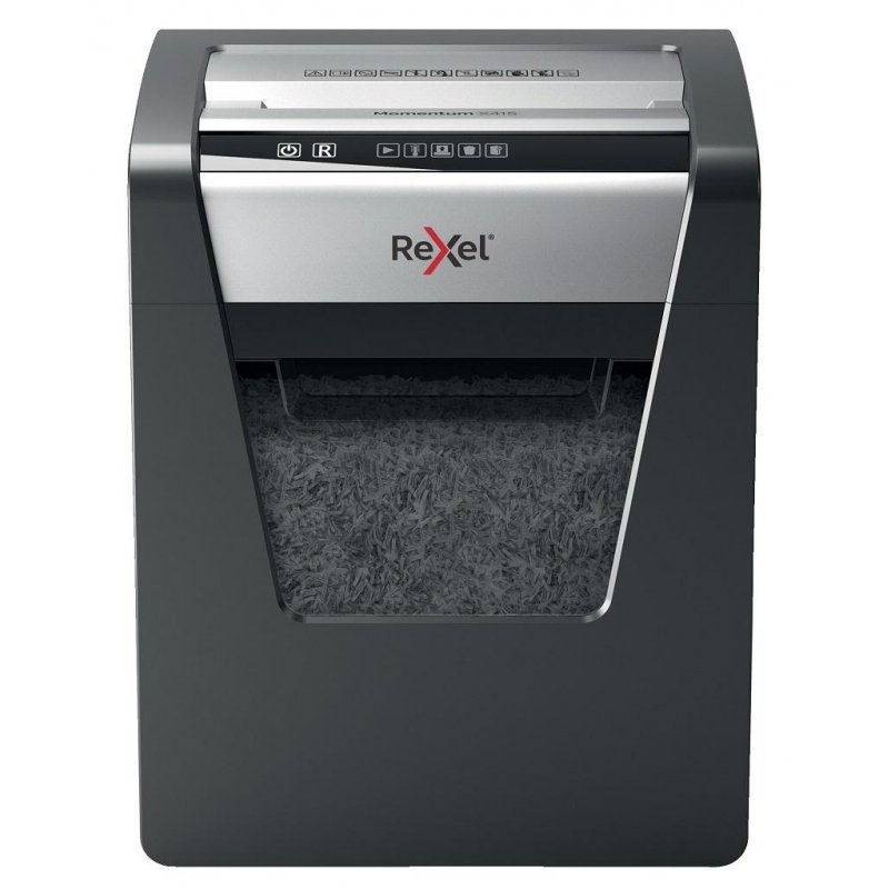 Уничтожитель (шредер) Rexel Momentum X415, 1-3 человека, 4 уровень секретности, фрагменты, 4×40 мм, 15 листов, 23 л
