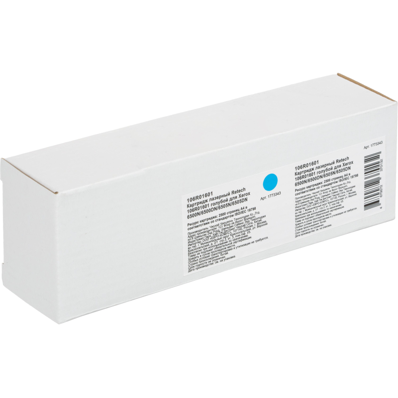 Картридж лазерный Retech 106R01601 гол. для Xerox 6500N/6500DN/6505N/6505DN