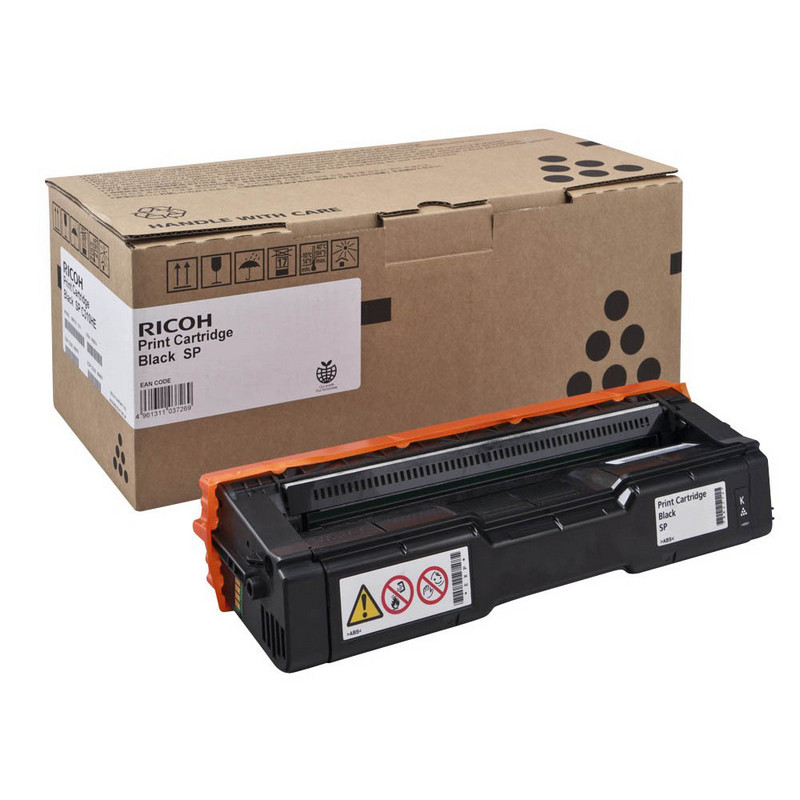 превью Тонер-картридж Ricoh SP C360HE 408184 оригинальный черный повышенной емкости
