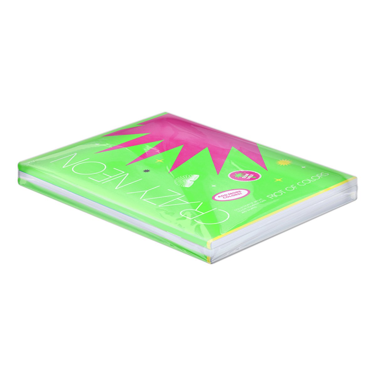 Тетрадь 96л., А4, клетка BG «Crazy neon», неоновая краска