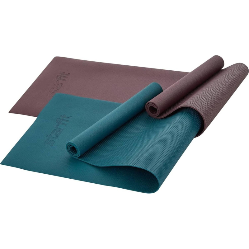 Коврик для йоги плотн STARFIT FM-103 PVC HD,0.6см,183×61, шокол, ЦБ-00001473