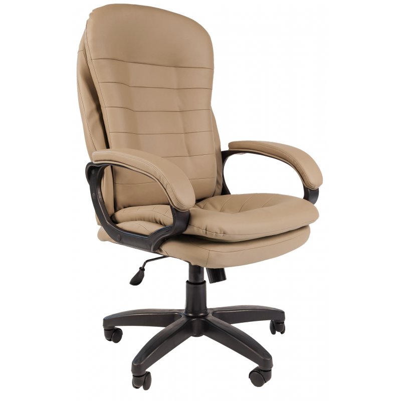 Кресло для руководителя Easy Chair 515 TPU бежевое (экокожа/пластик)
