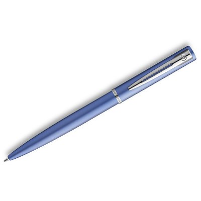 Ручка шариковая Waterman «Allure Blue» синяя, 1.0мм, кнопоч., подарочная упаковка