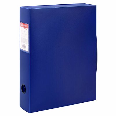 Короб архивный 330×245х70 ммпластикразборныйдо 600 листовсиний0.9 ммBRAUBERG EXTRA272893