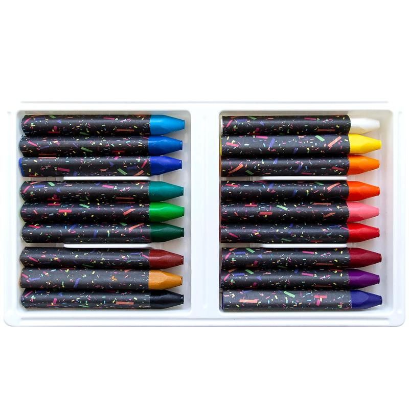 Пастель масляная Луч Школа творчества трехгранная 18 цветов