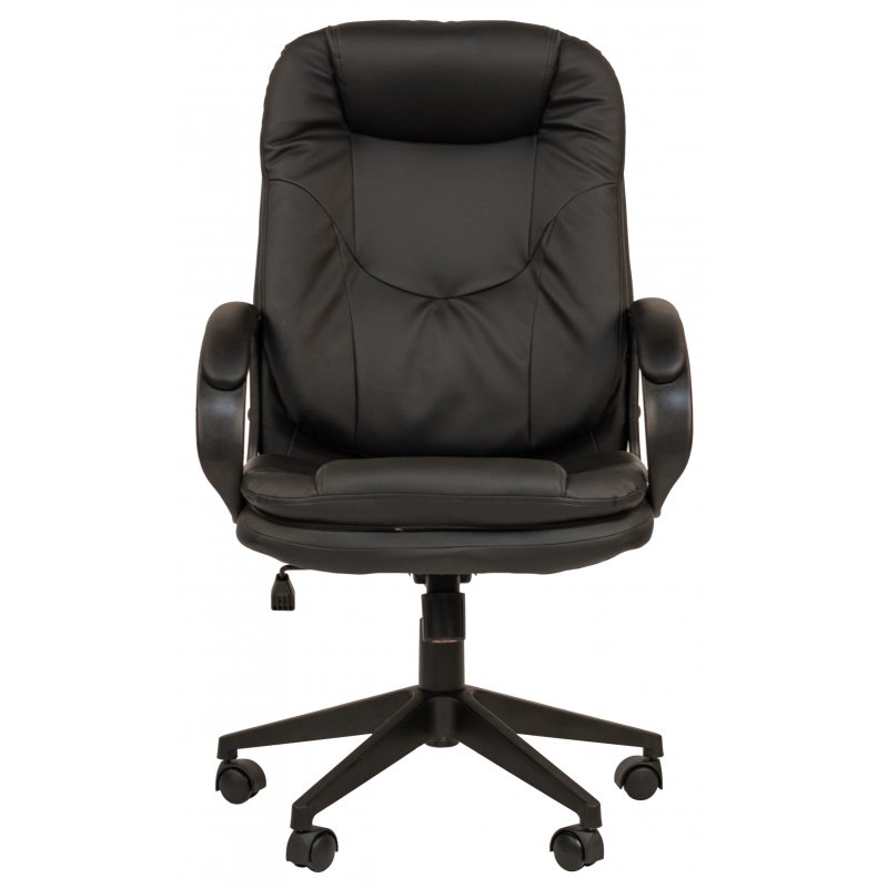 Кресло для руководителя Easy Chair 695 TPU черное (экокожа, пластик)