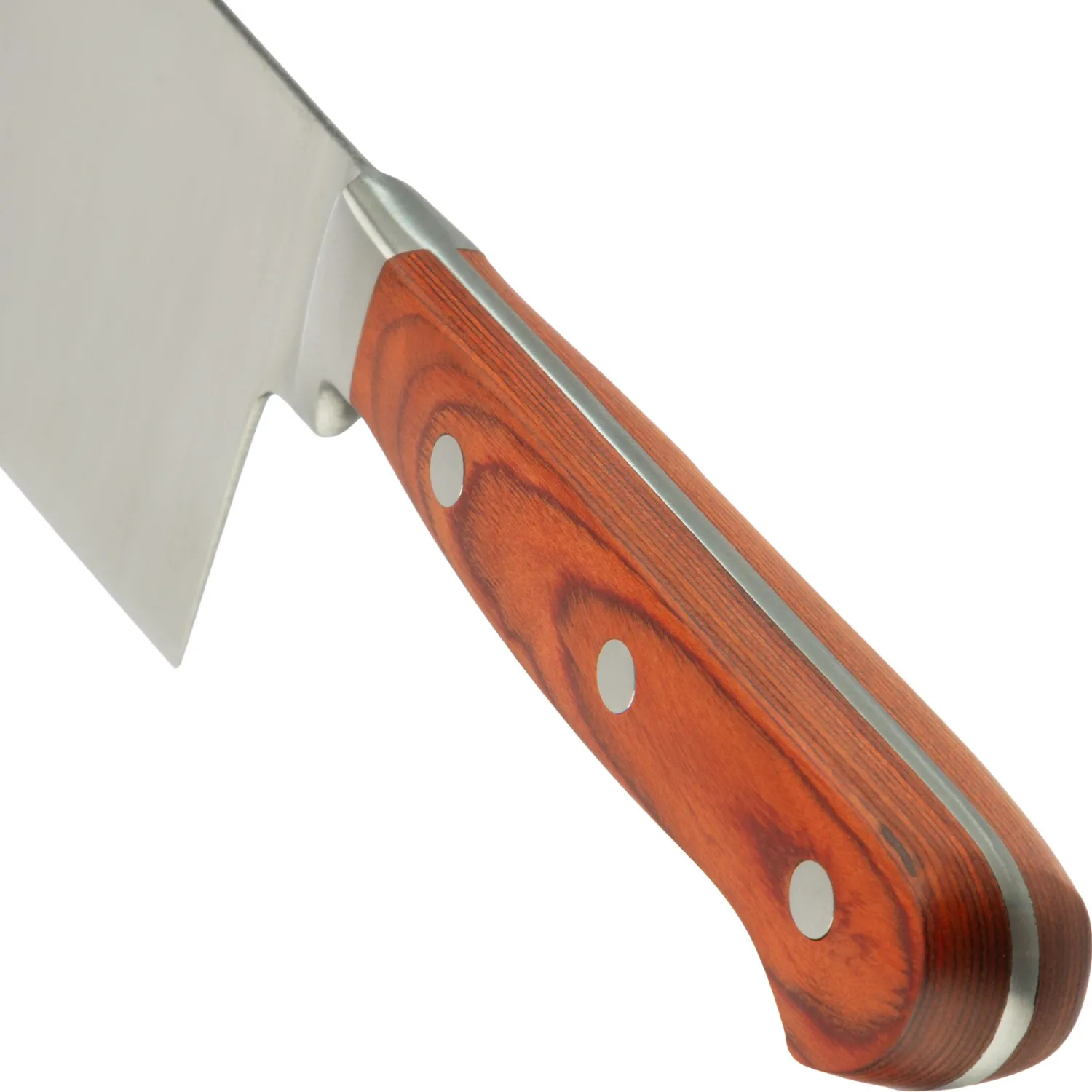 Нож рубак лез 170 мм толщ 2 мм 3Cr13 с деревянной ручкой