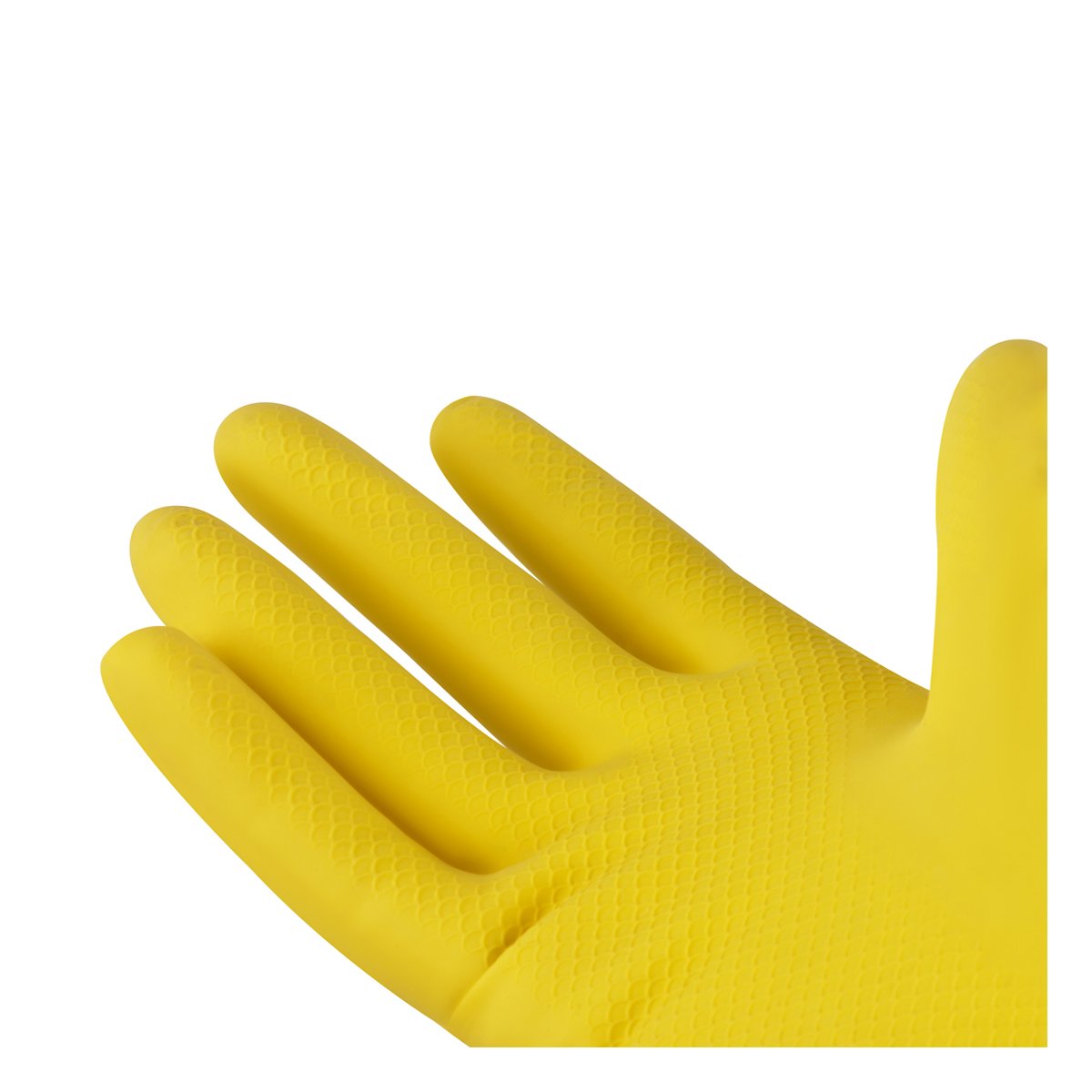 Перчатки резиновые хозяйственные OfficeClean Универсальные, р. М, желтые, пакет с европодвесом
