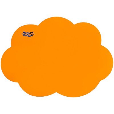 Доска для лепки Мульти-Пульти «Облачко», фигурная, А5+, 800 мкм, пластик, оранжевый