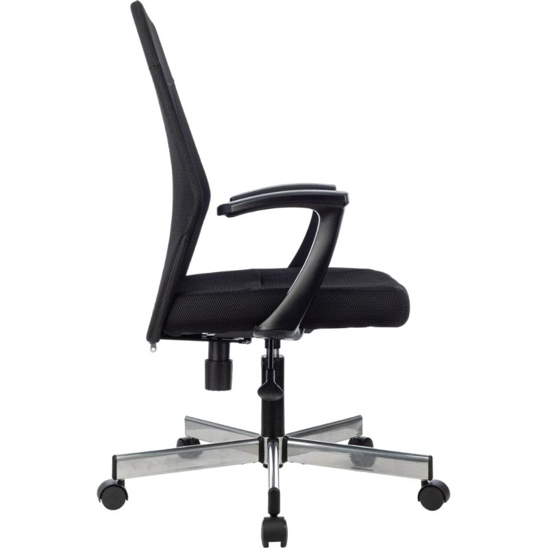 Кресло VB_EChair 225 DSL черный сетка/ткань хром