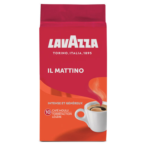 Кофе молотый LAVAZZA (Лавацца) «Mattino», натуральный, 250 г, вакуумная упаковка