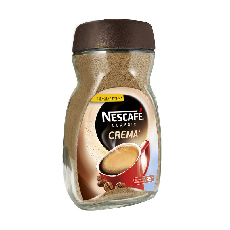 Кофе растворимый NESCAFE «Classic Crema», с нежной пенкой, 95 г, стеклянная банка