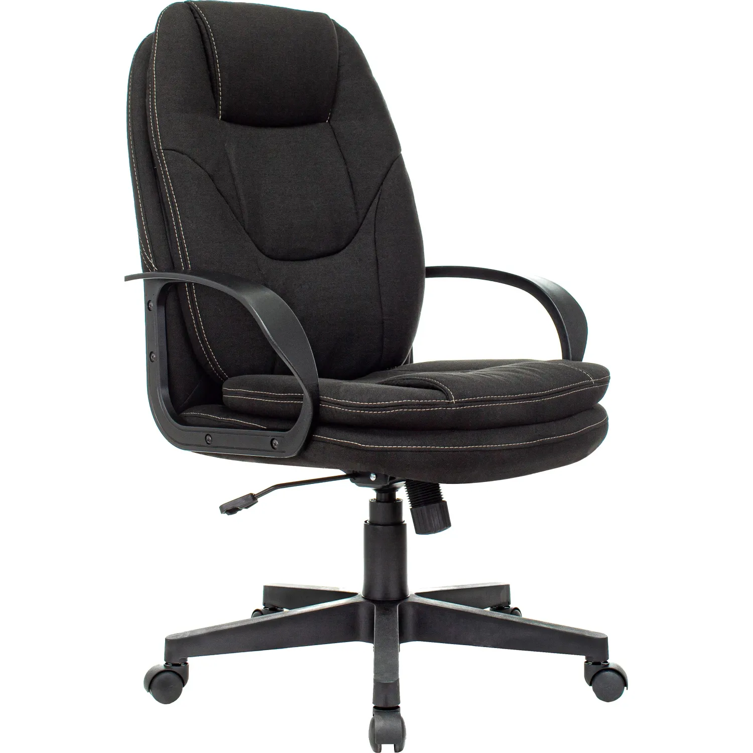 превью Кресло для руководителя Easy Chair 656 TС чёрное (ткань, пластик)