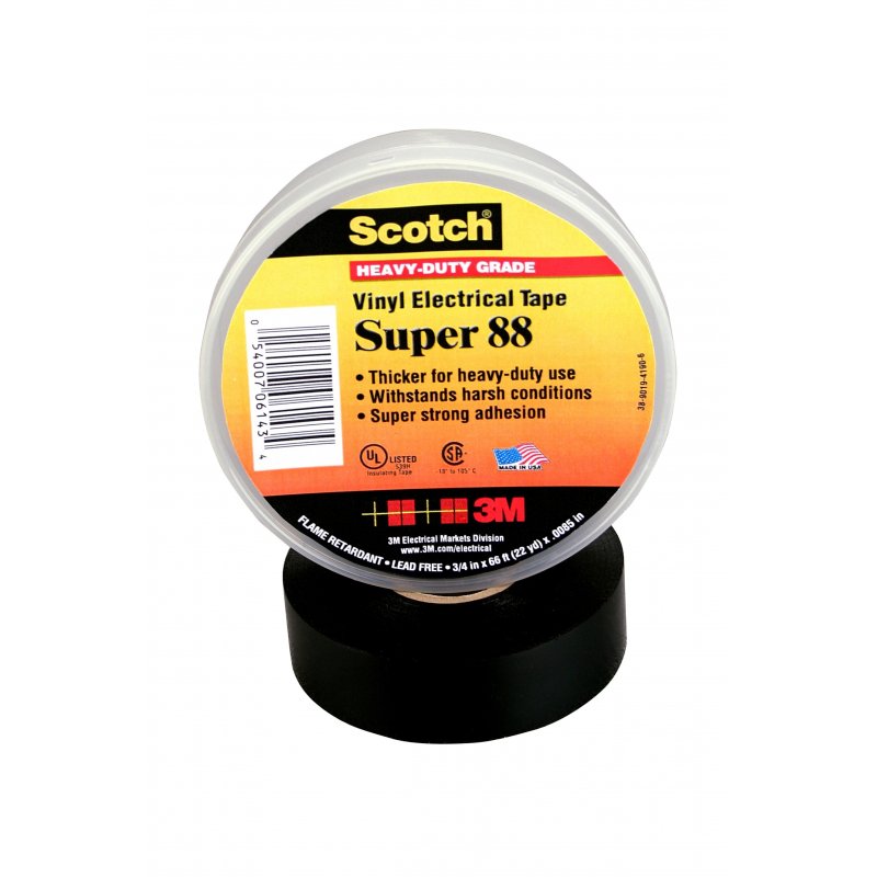 Изолента 3M Scotch Super ПВХ 38 мм x 33 м черная арт. 1212691 - купить ...