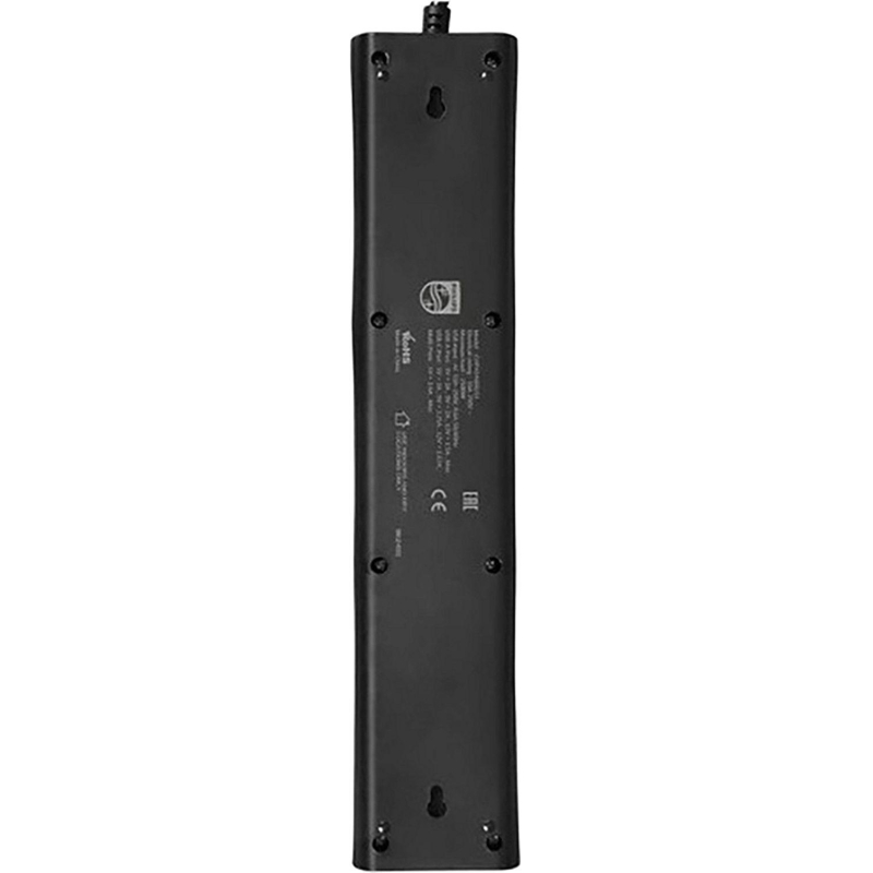 Сетевой фильтр Philips CHP4346BB/51 4р/3м с USB, 10А, черный
