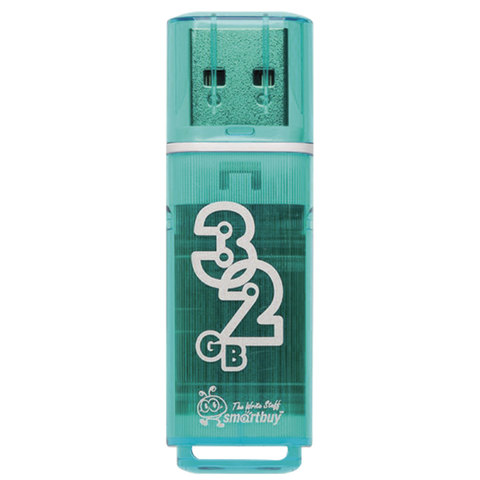 превью Флеш-память SmartBuy Glossy series 32GbUSB 2.0 зеленая