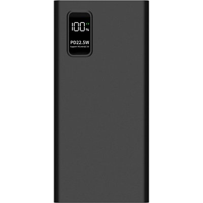 Внешний аккумулятор PERO PB05 10000 mAh, Li-Pol, output USB-C + 2USB-A, черный