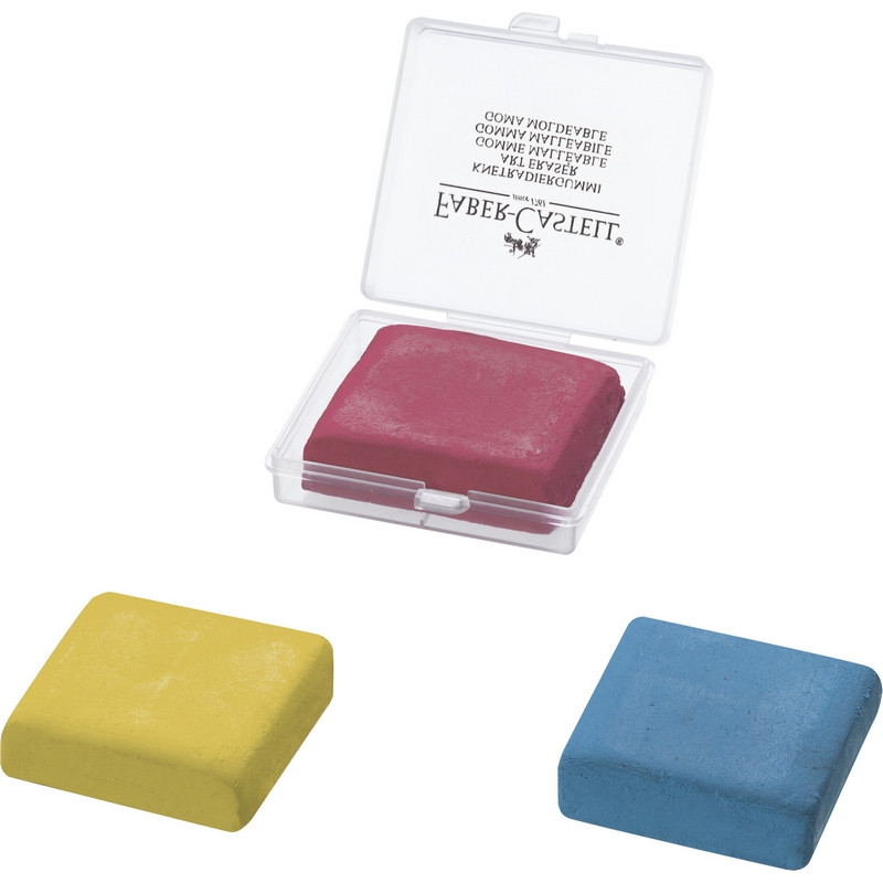 превью Ластик Faber-Castell (клячка) в ассортименте 40×35×10 мм