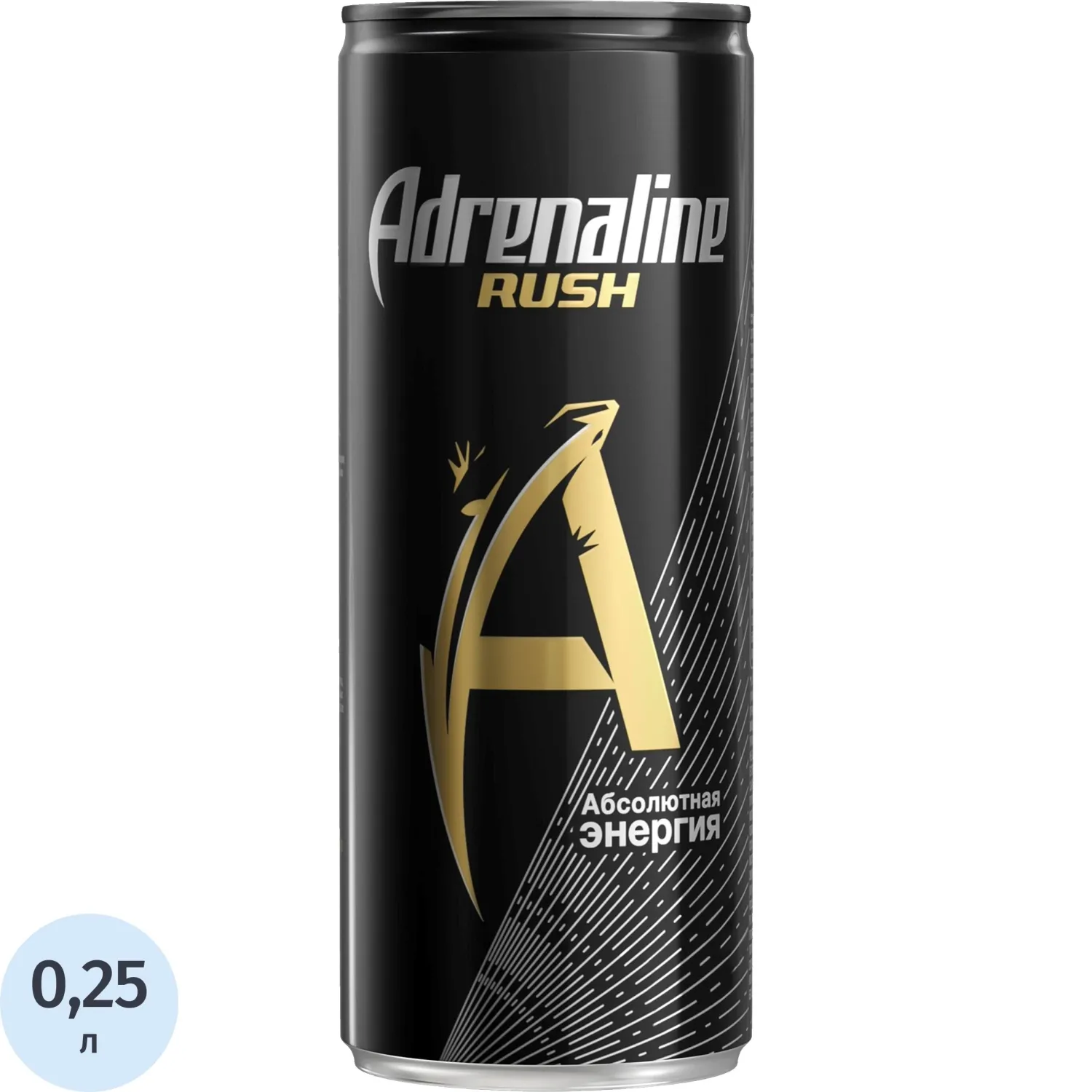 превью Напиток энергетический Adrenaline Rush газированный 0.25 л
