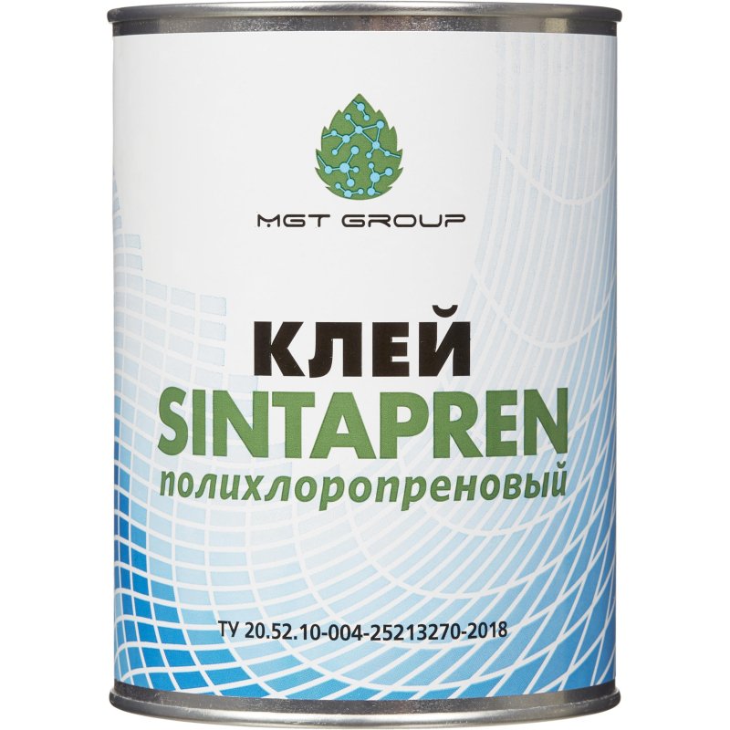 Клей для кожи, ткани, дерева, ламината, фанеры SINTAPREN (1л./0.7 кг)