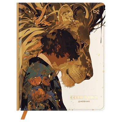 Дневник 1-11 кл. 48л. (твердый) BG «Spirit», иск. кожа, печать, тиснение фольгой, ляссе