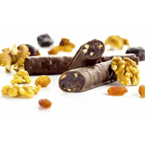 Конфеты шоколадные «Fruit Sticks» с черносливом и грецким орехом 175 г, БЕРЕСТОВ А. С. 