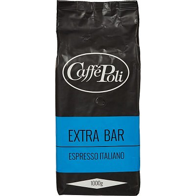 Кофе Caffe Poli Extra Bar в зернах, 1 кг. 