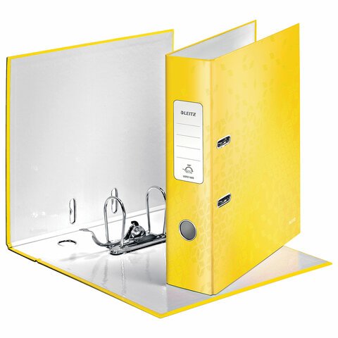 Папка с арочным механизмом Leitz Wow 80 мм оранжевая