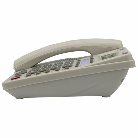 Телефон RITMIX RT-550 white, АОН, спикерфон, память 100 ном., тональный/импульсный режим, белый