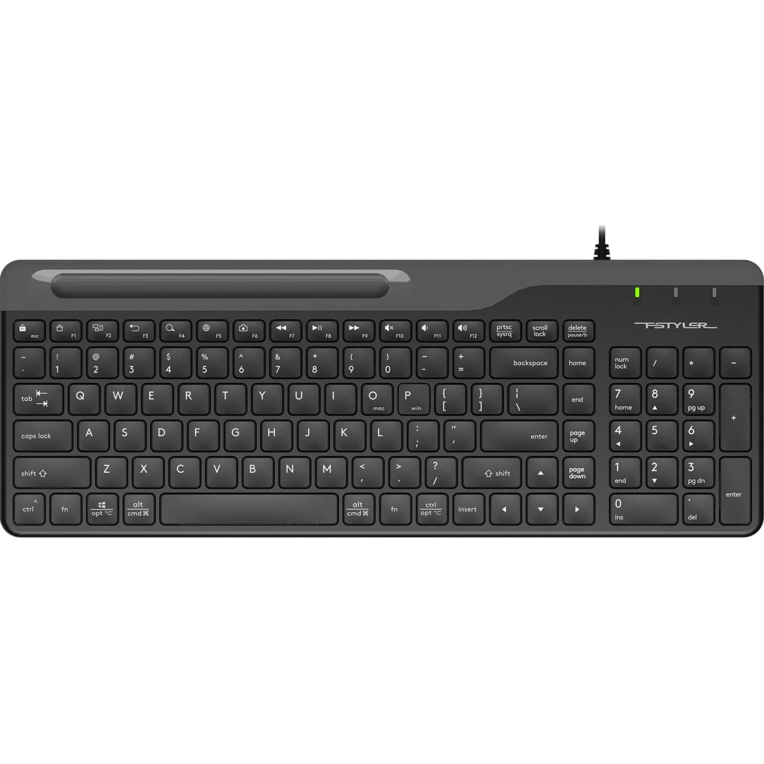 превью Клавиатура проводная A4Tech Fstyler FK25 (FK25 BLACK)