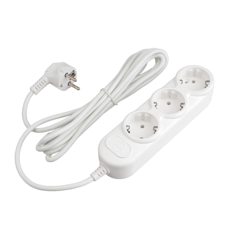 Удлинитель Power Cube, 3р/3м с/з, без выкл. 3500 Вт, 16 А(PC-3B-3М)