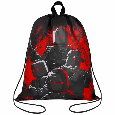 превью Мешок для обуви BRAUBERG KIDS, с петлей, 42×34 см, «Terrible fighters»