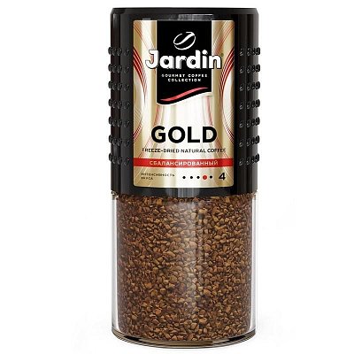 Кофе растворимый Jardin Gold 190 г (стекло)