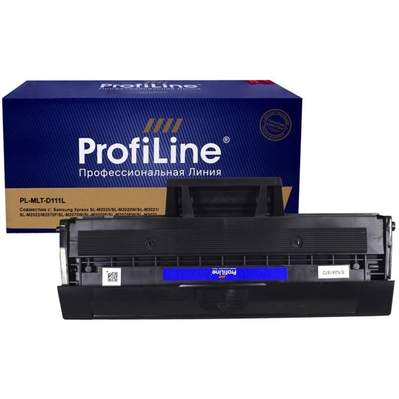 Картридж лазерный ProfiLine MLT-D111L чер. для Samsung Xpress M2020