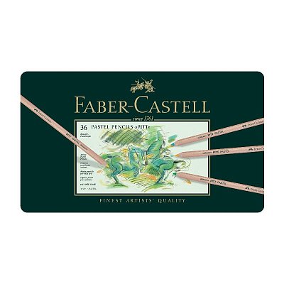 Пастельные карандаши Faber-Castell «Pitt Pastel» 36цв., метал. коробка