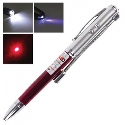 Указка лазерная светодиод+ кр.лазер+ручка +КПК+детектор купюр RP-36