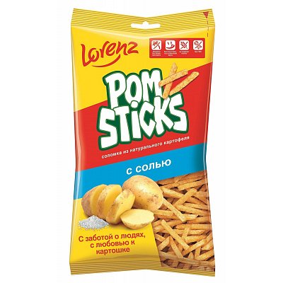 Картофельная соломка Pomsticks с солью 100 г