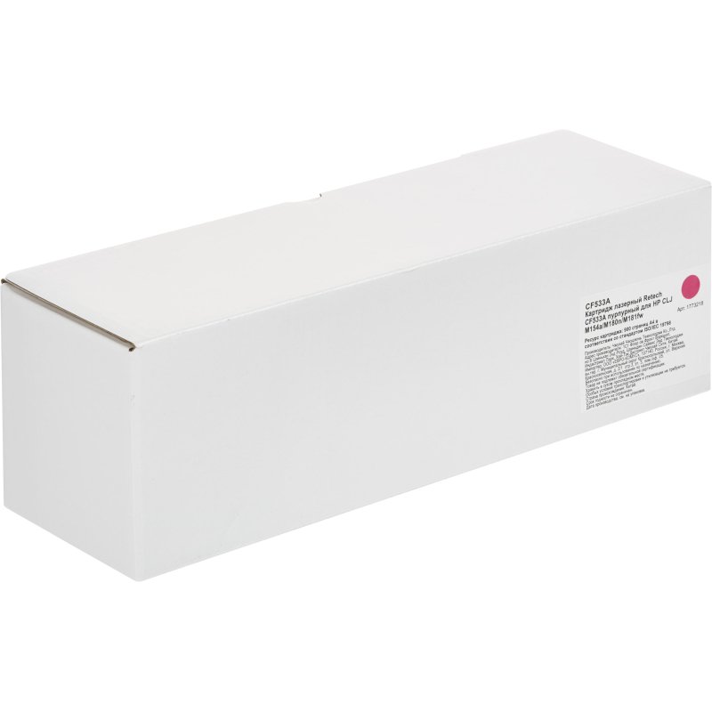 Картридж лазерный Retech CF533A пур. для HP CLJ M154a/M180n/M181fw